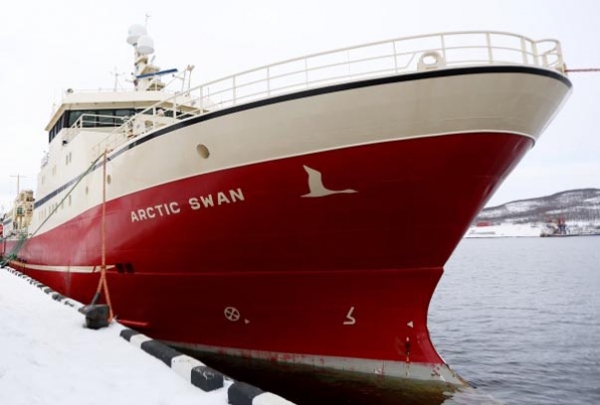 Задержанное в Баренцевом море норвежское судно Arctic Swan отпущено под залог