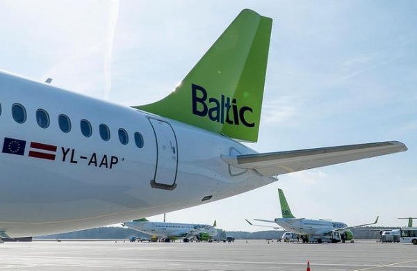 airBaltic ввела в эксплуатацию два новых самолета Airbus A220-300