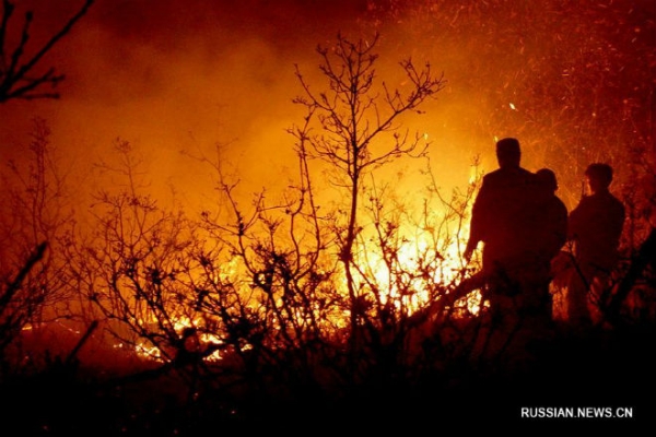 Лесной пожар на юго-западе Китая стал причиной гибели 26 человек